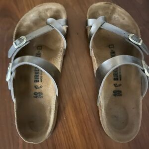 Birkenstock Mayari Rose Gold Sandals